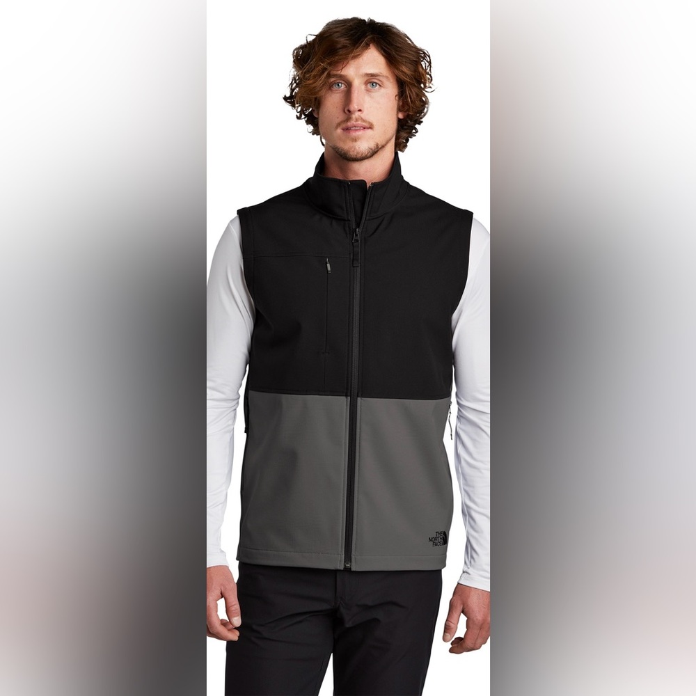 *Branded* Men’s The North Face Castle Rock Black and Gray Soft Shell Vest Size L - Picture 8 of 9